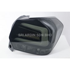 Subaru XV 15-18 Black Base Smoke Light Bar LED Tail Lamp
